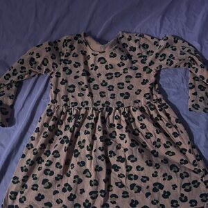 H&M Black and Brown Raglan Sleeve Casual Sundress